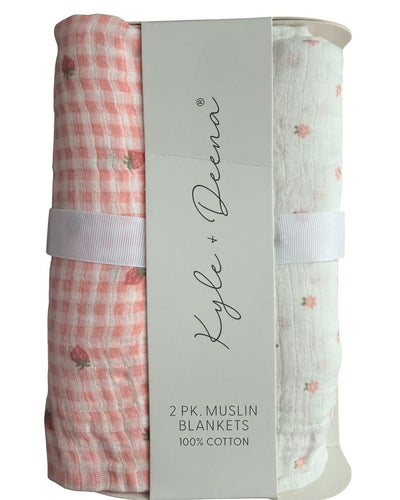 Set 2 Mantas Muselina Fresas