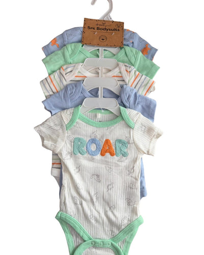 Set 5 Pañaleros Dino Roar