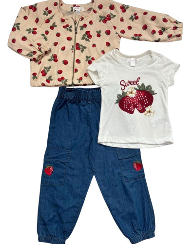 Set 3 Piezas Sweet Fresas