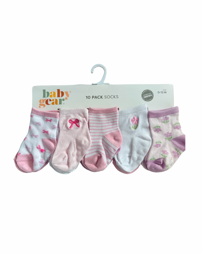 10 Pack Calcetines Listones