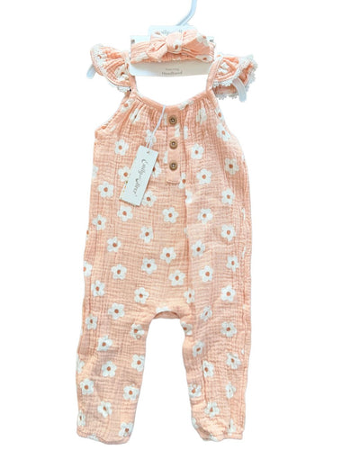 Set Romper Muselina + Diadema