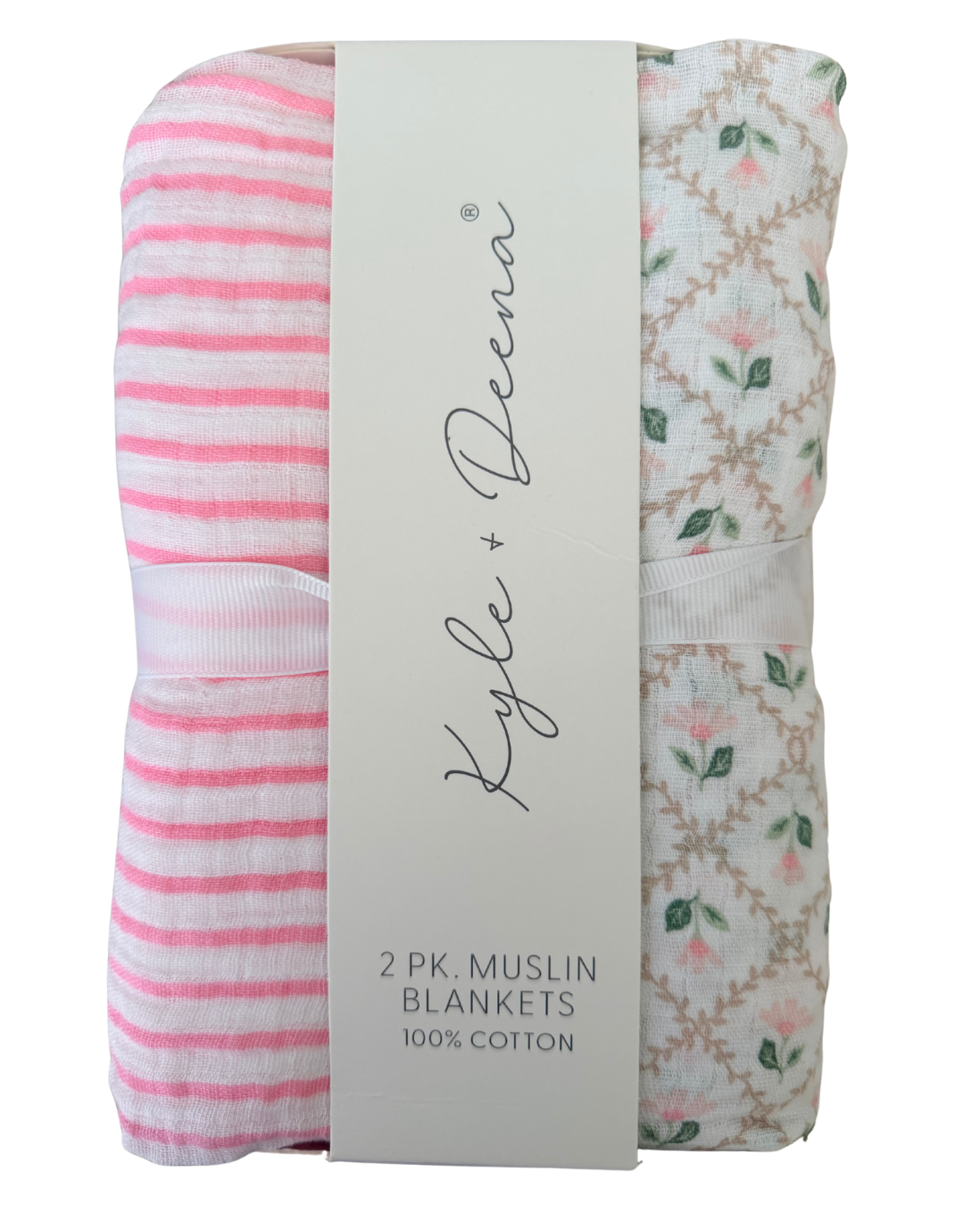 Set de 2 Muselinas Floral Garden 🌸