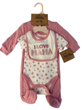 Set I Love Mama de 3 piezas