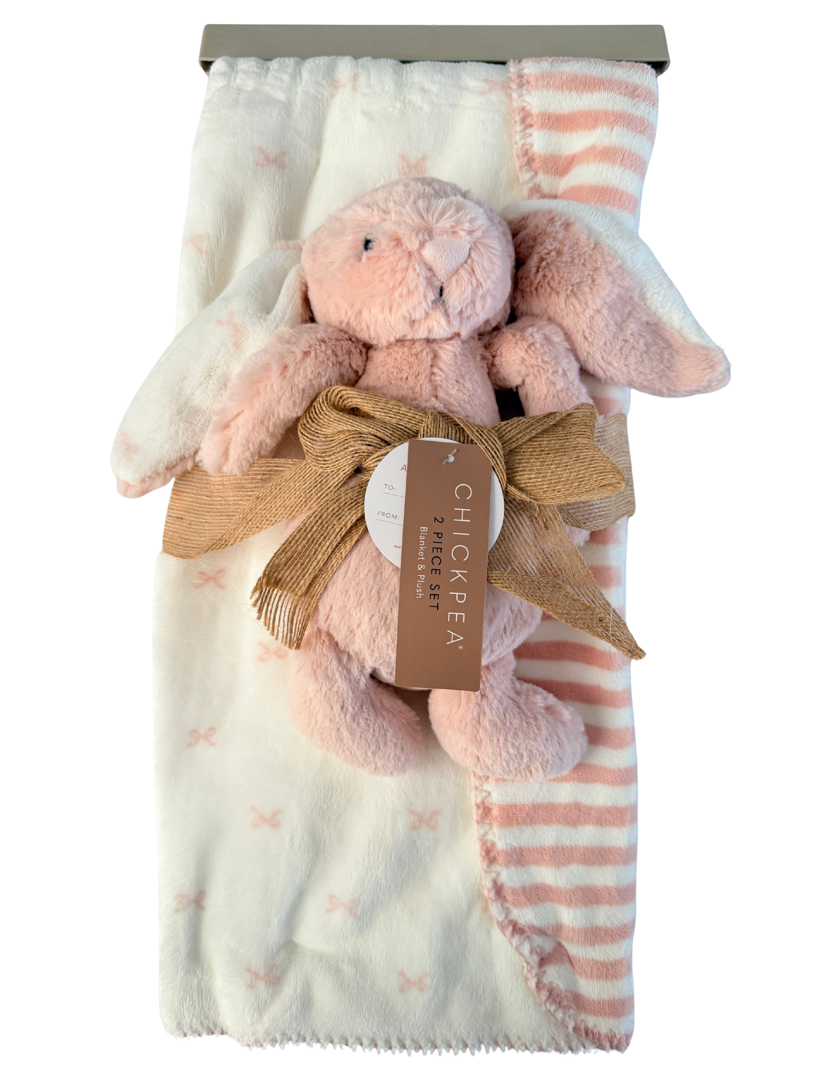 Cobija Reversible con Peluche Conejita