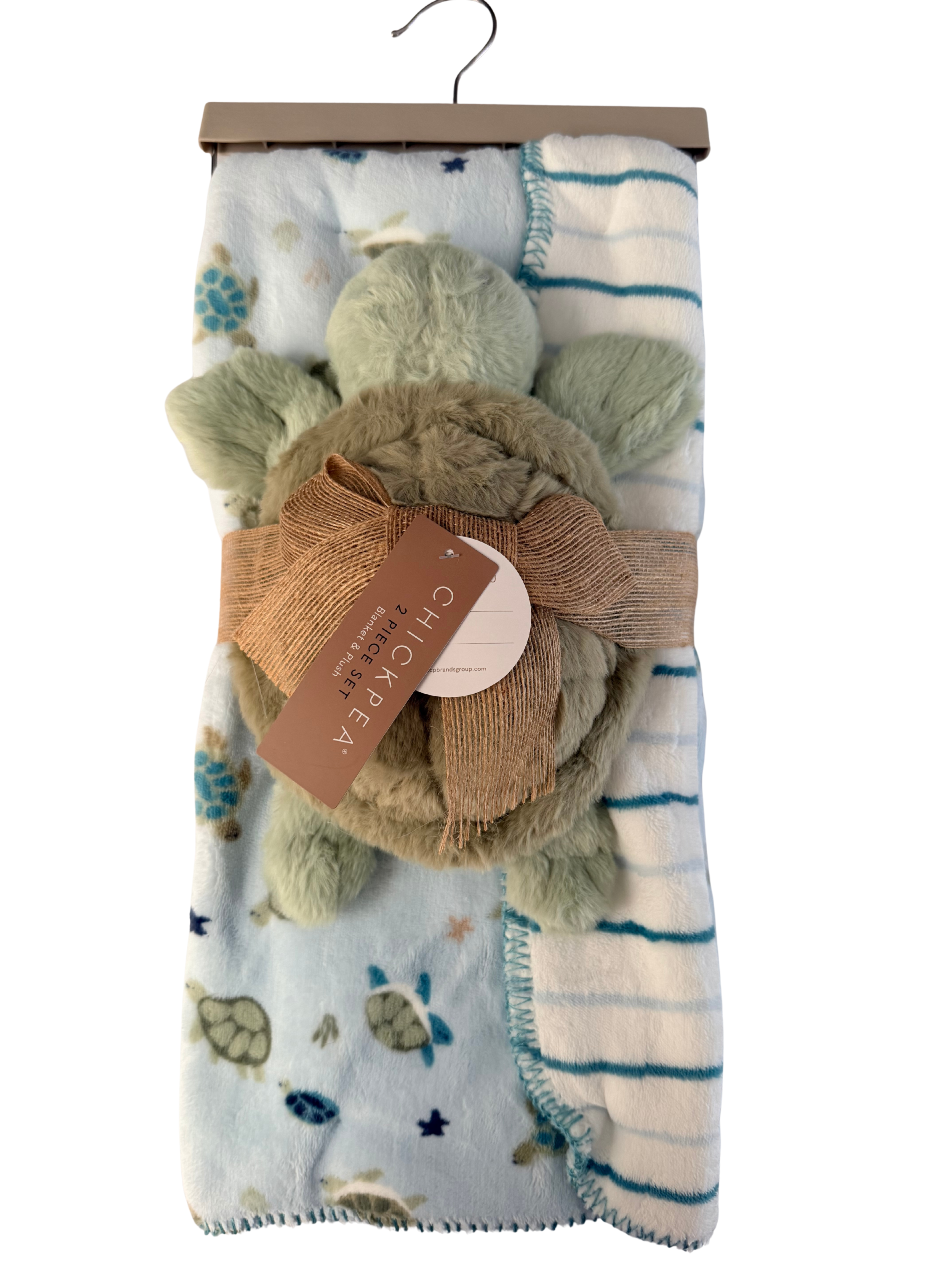 Cobija Reversible con Peluche Tortuga
