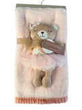 Cobija con Peluche Osita Bailarina