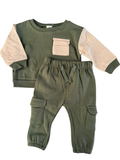 Set Cargo Verde Olivo