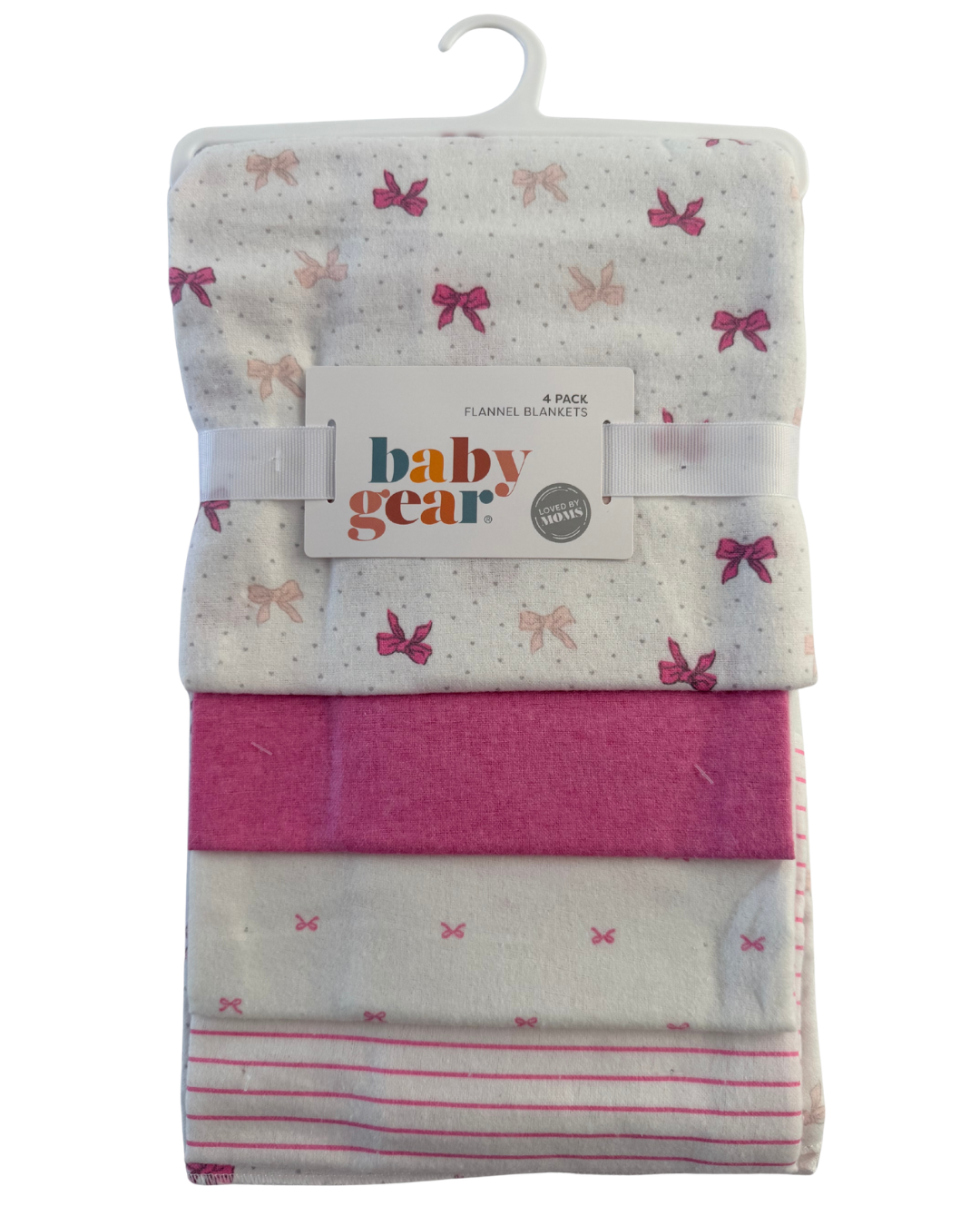 Set de 4 Sabanitas Moñitos Rosa 🎀