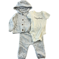 Set de 3 Piezas  – Conjunto con Sudadera de Orejitas y Pañalero