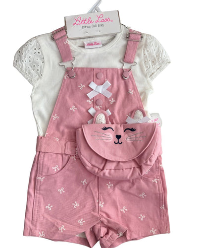 Set Overol y Playera + Cangurera Coneja