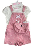 Set Overol y Playera + Cangurera Coneja