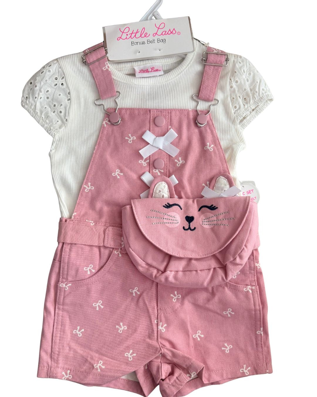 Set Overol y Playera + Cangurera Coneja
