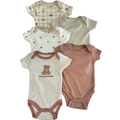 Set de 5 Pañaleros  –  de Ositos y Tonos Tierra