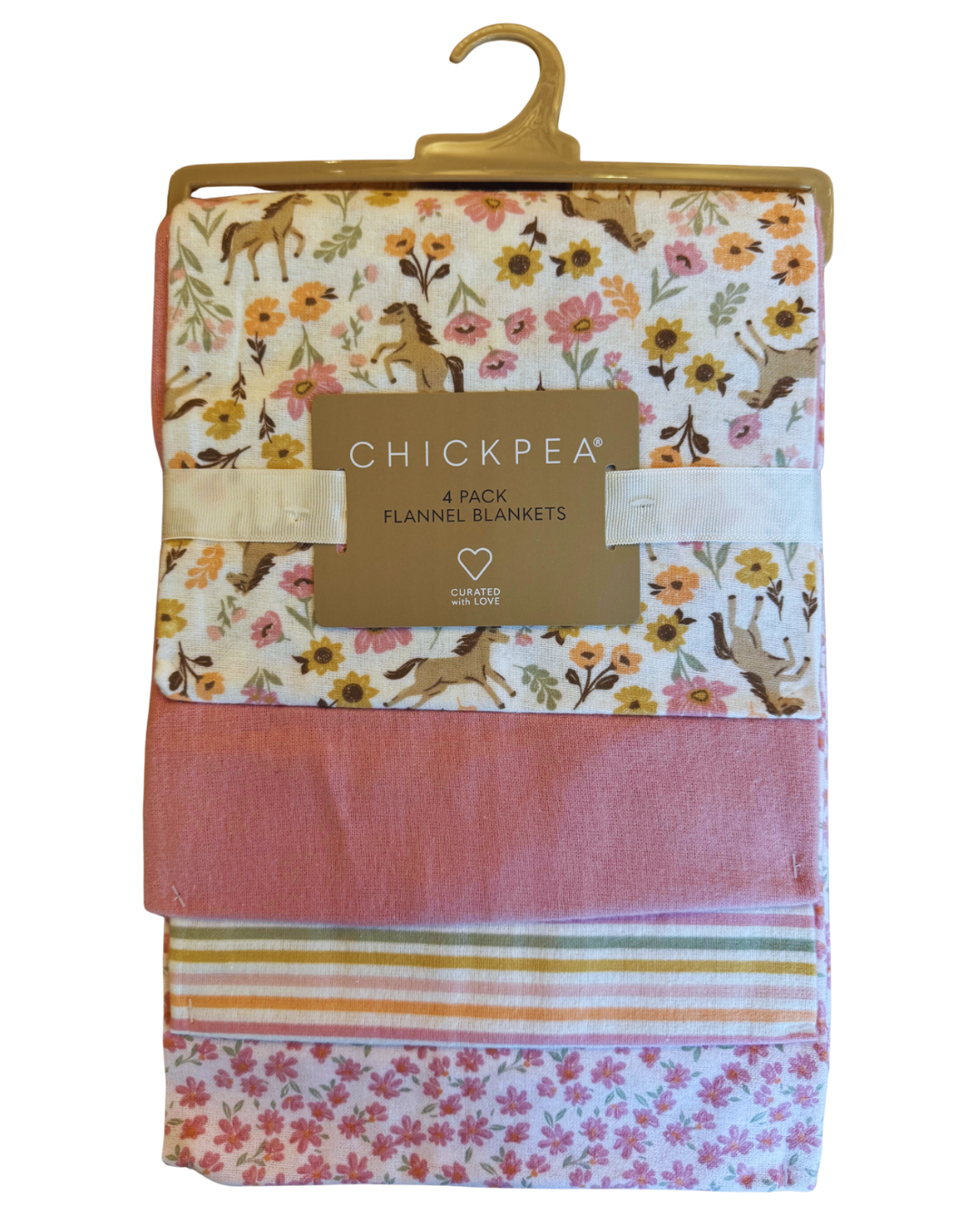 Sabanas Franela Caballos Pink