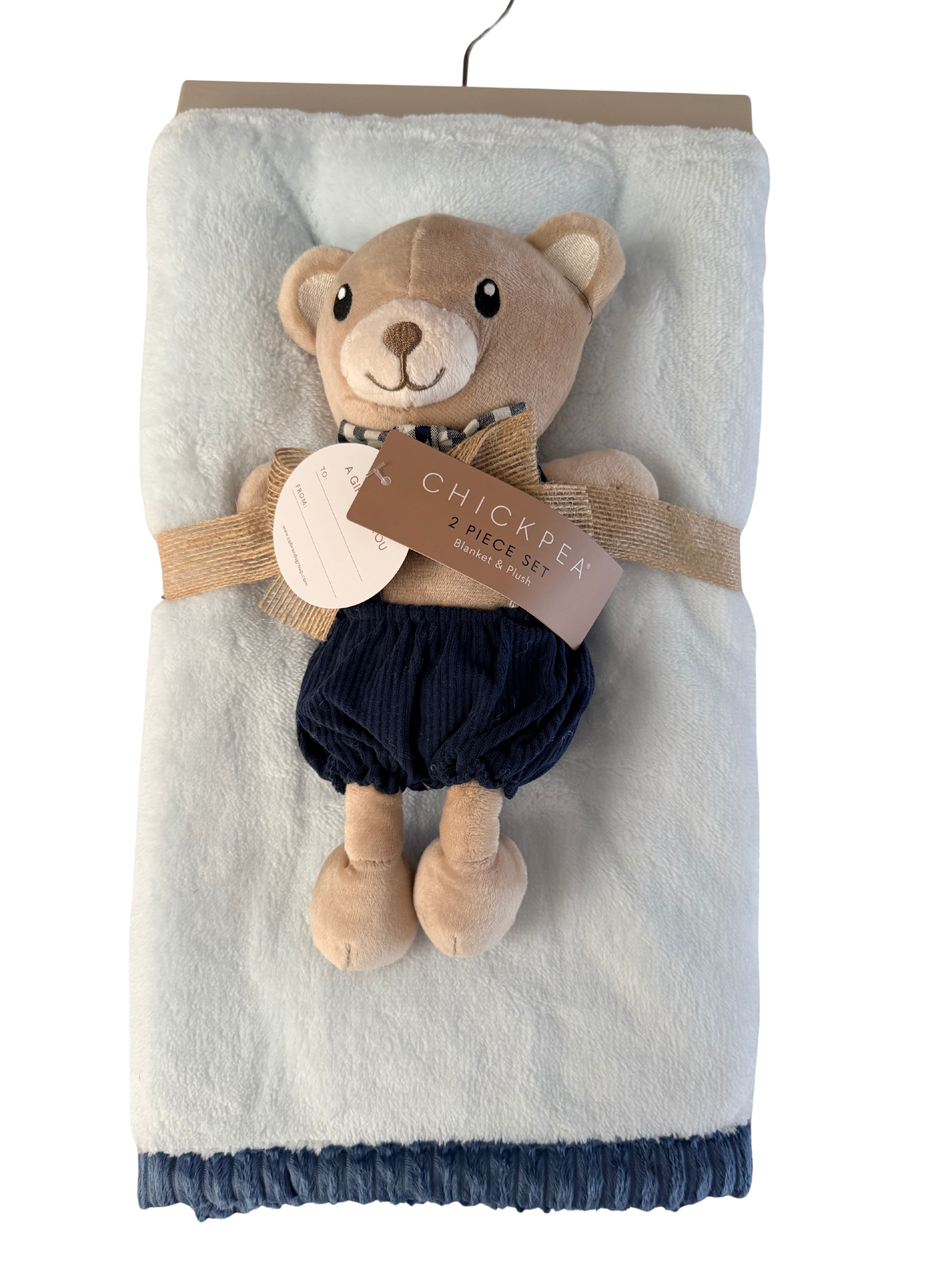 Set Cobija con Peluche Osito
