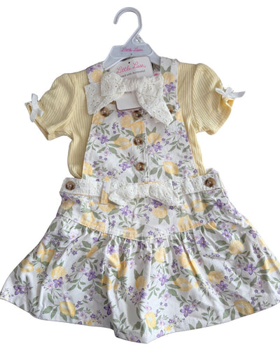 Set Vestido y Playera + Diadema Moño