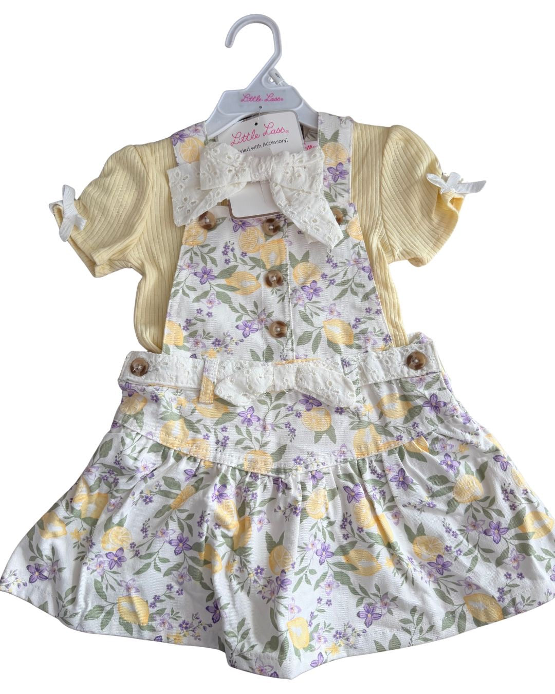 Set Vestido y Playera + Diadema Moño