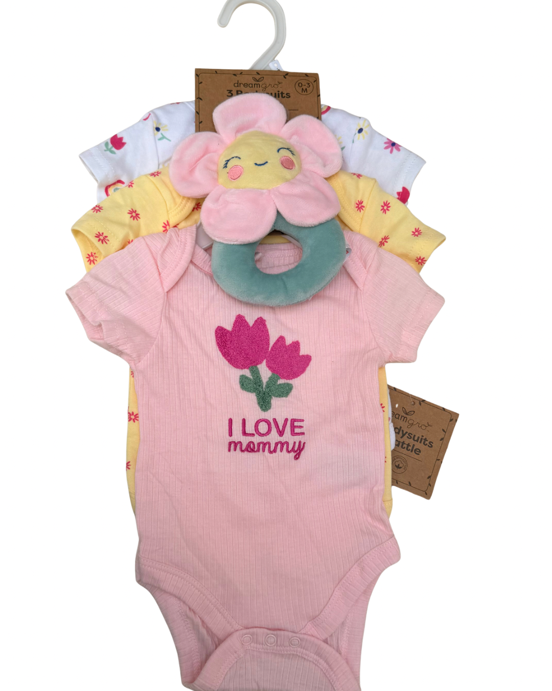 Set de Pañaleros + Sonaja de Peluche