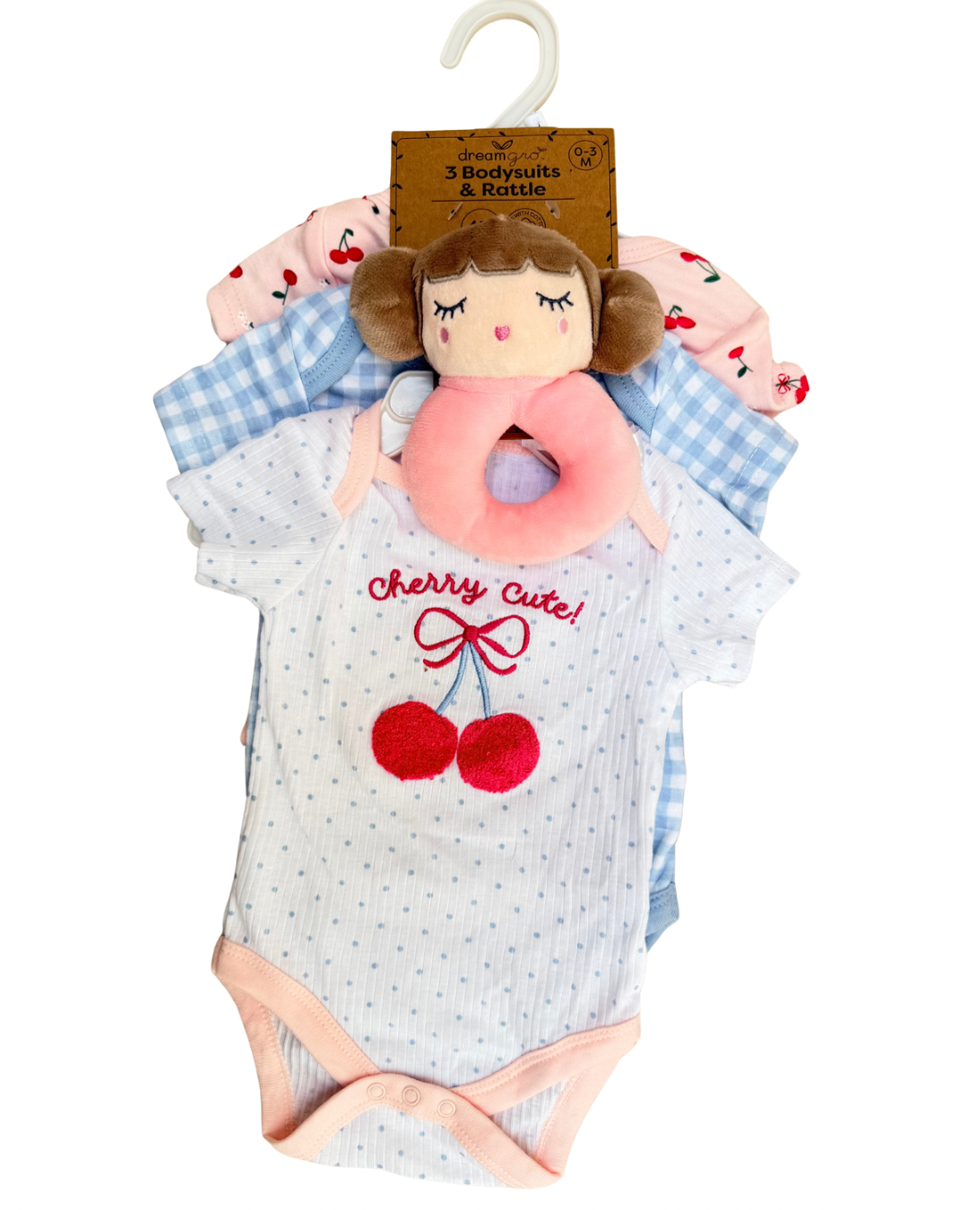 Set de Pañaleros + Sonaja de peluche