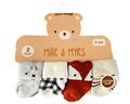 Set de 8 Pares de Calcetines Cotton Blend Ositos