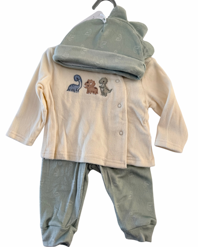 Conjunto para Bebé 3 Piezas – Dinosaurios 🦕