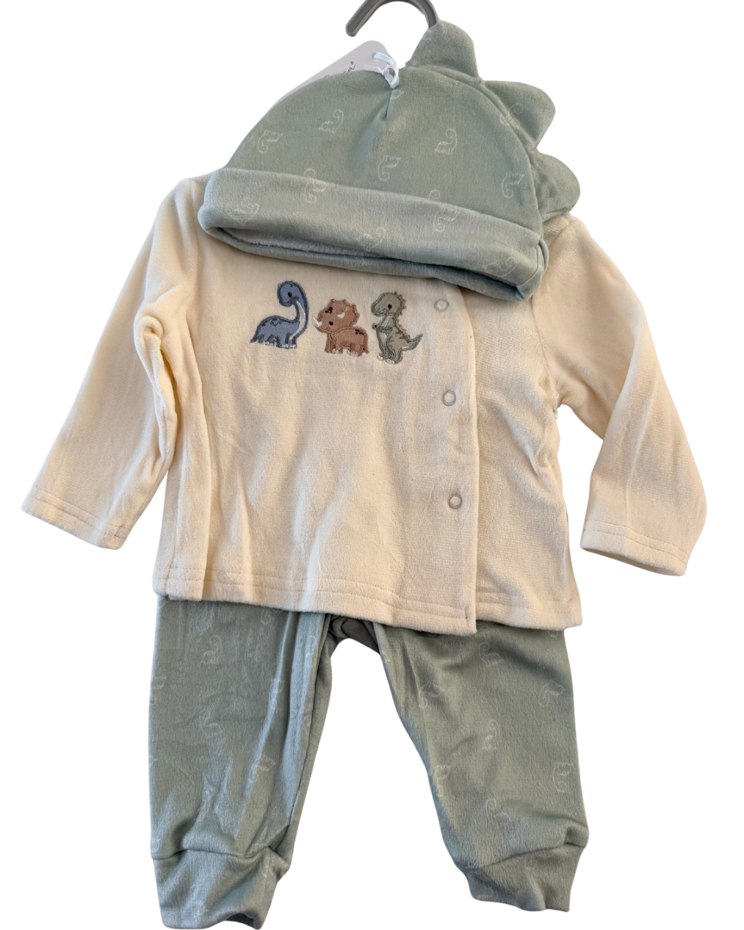 Conjunto para Bebé 3 Piezas – Dinosaurios 🦕