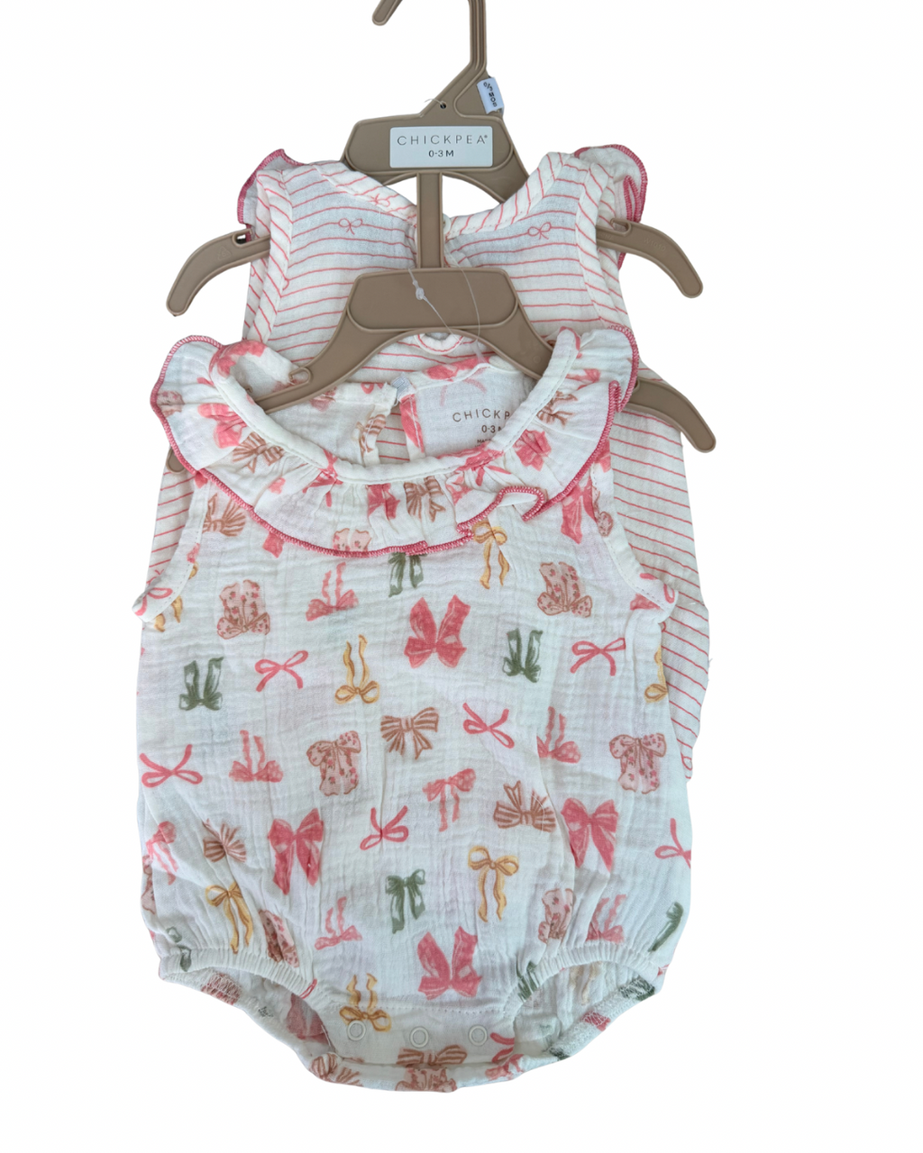 Set 2 Rompers Muselina Lazos