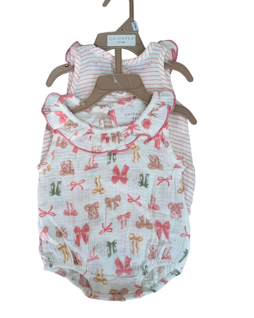 Set 2 Rompers Muselina Lazos