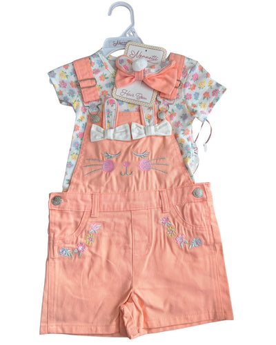 Set Overol y Playera + Diadema Moño